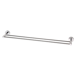 PHOENIX VIVID DOUBLE NON-HEATED TOWEL RAIL CHROME 760MM AND 900MM