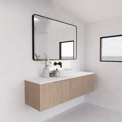 RIVA VIENNA AMERICAN OAK 1500MM SINGLE BOWL WALL HUNG VANITY