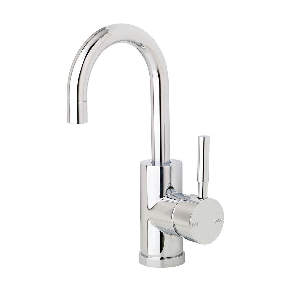 PHOENIX VIVID BASIN MIXER 120MM GOOSENECK CHROME