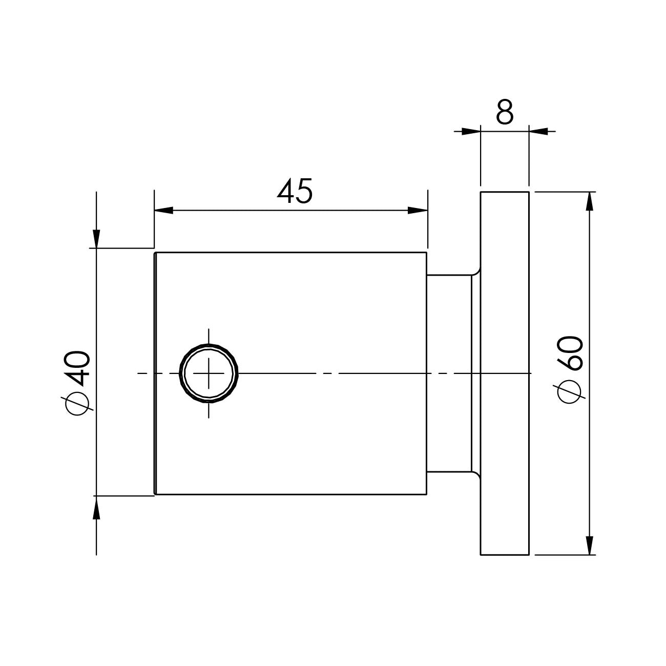 PHOENIX VIVID PIN LEVER WALL TOP ASSEMBLIES EXTENDED SPINDLES CHROME