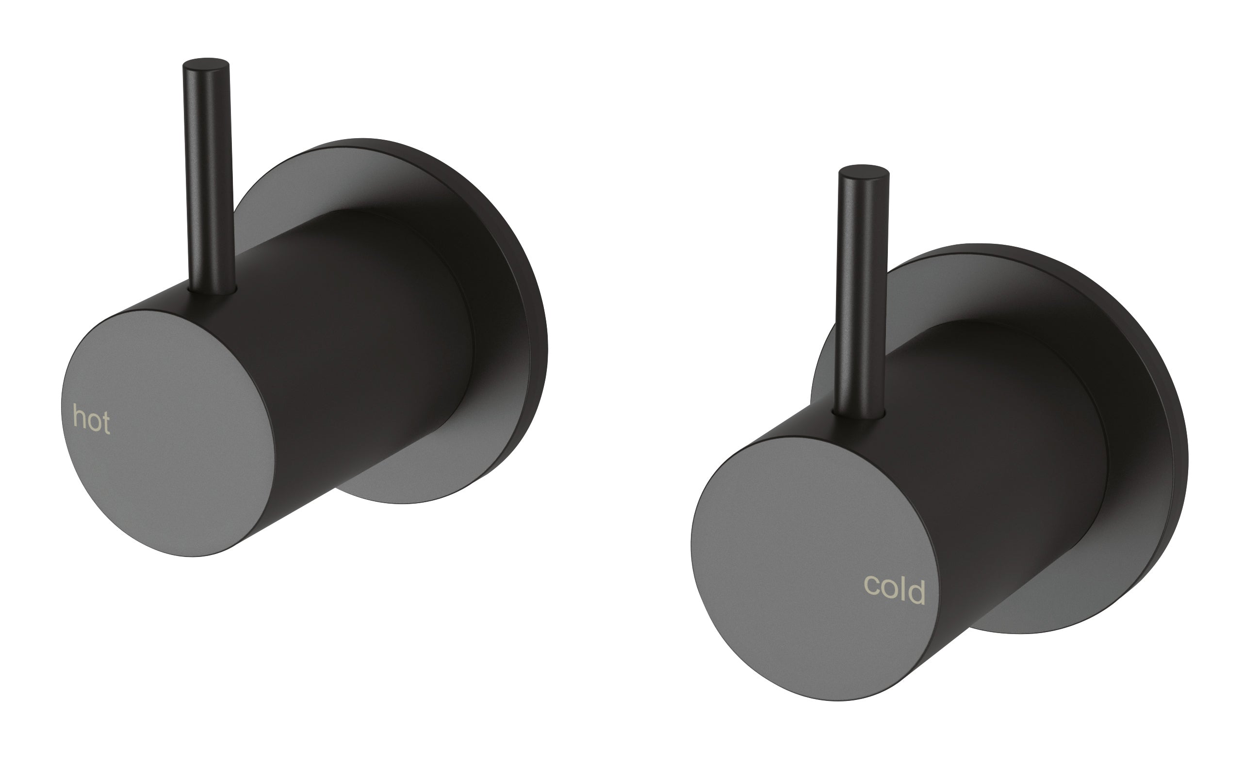 PHOENIX VIVID SLIMLINE WALL TOP ASSEMBLIES MATTE BLACK