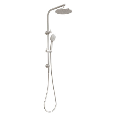 PHOENIX VIVID SLIMLINE TWIN SHOWER BRUSHED NICKEL