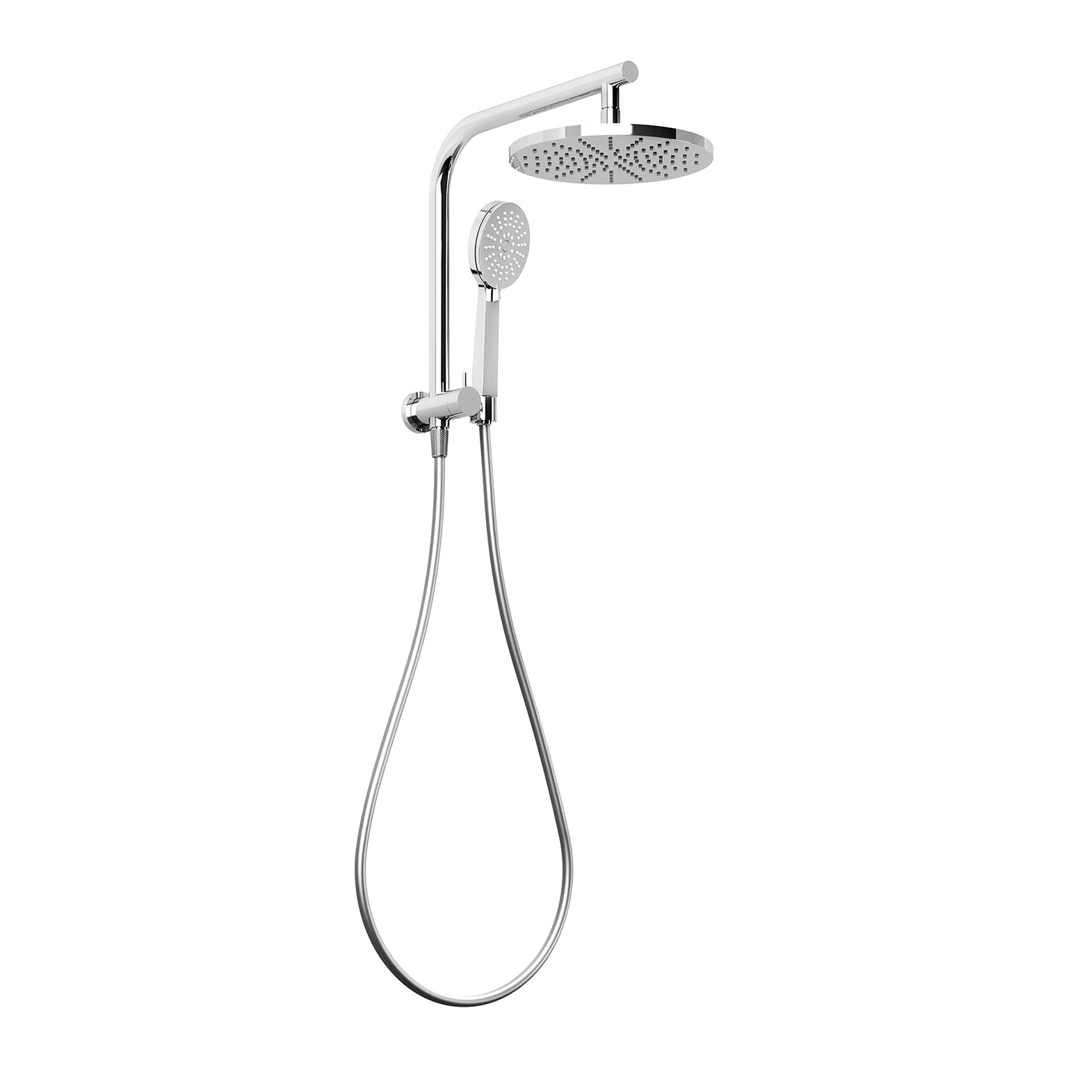 PHOENIX VIVID SLIMLINE COMPACT TWIN SHOWER CHROME