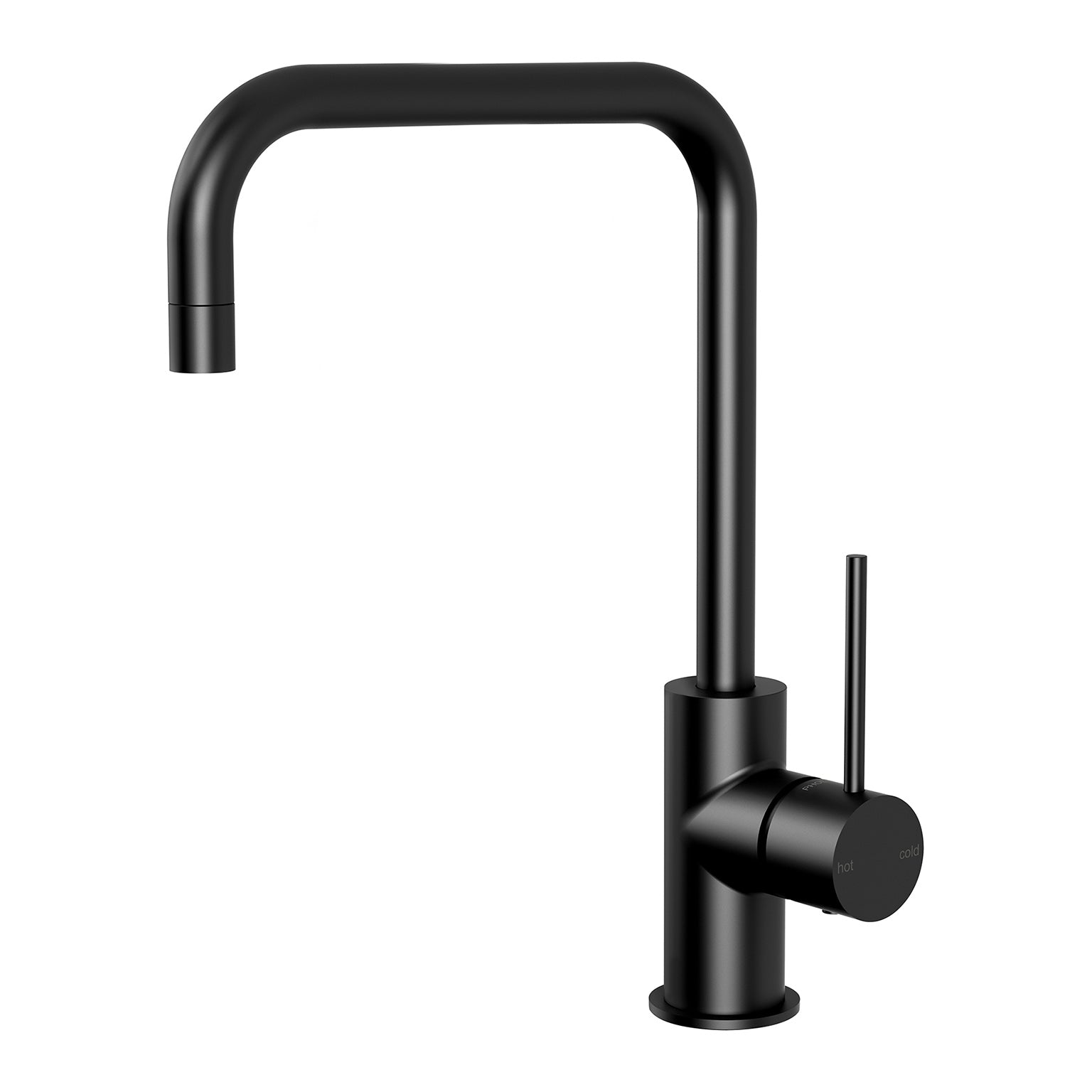 PHOENIX VIVID SLIMLINE SINK MIXER SQUARELINE 220MM MATTE BLACK