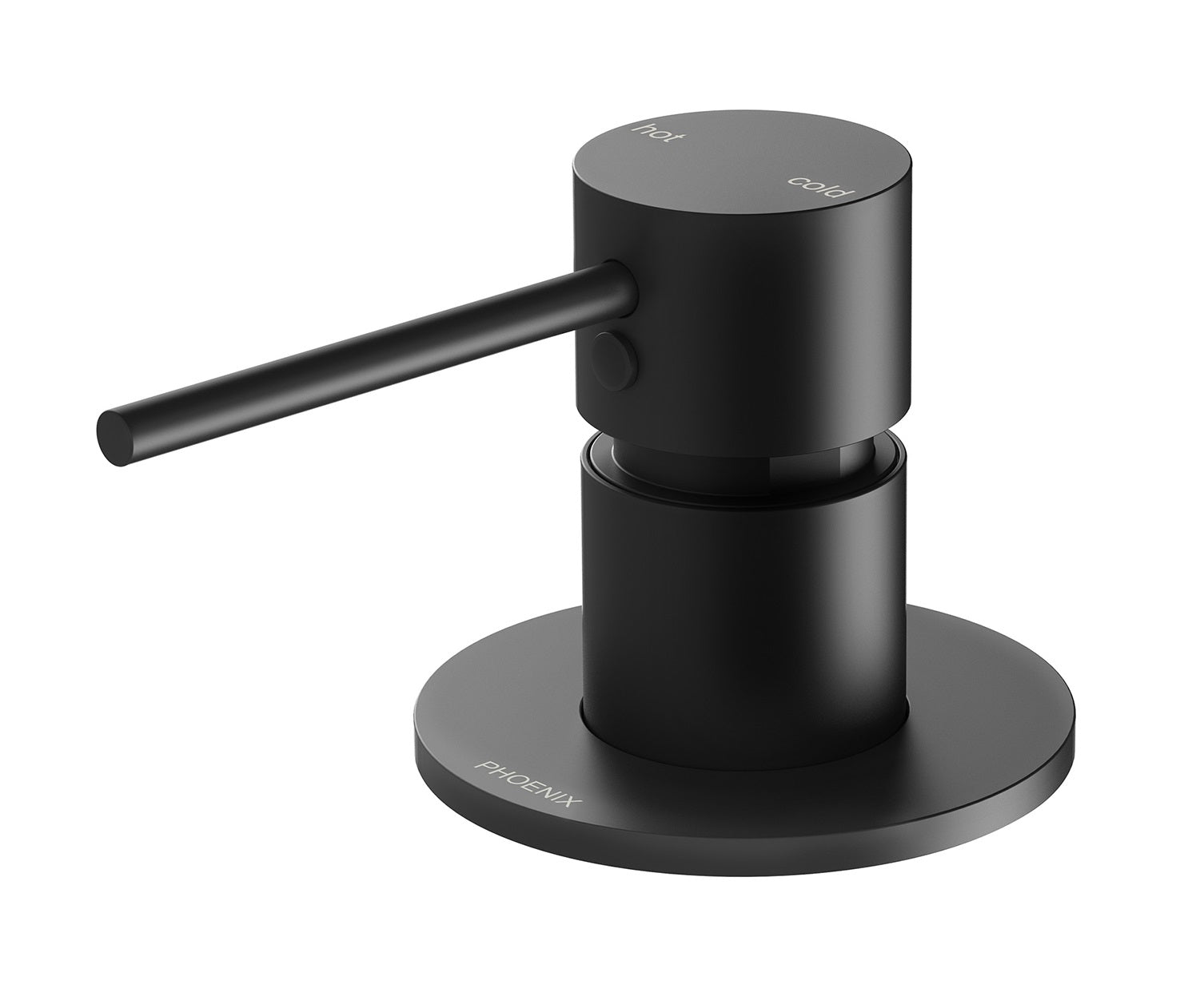 PHOENIX VIVID SLIMLINE HOB MIXER MATTE BLACK