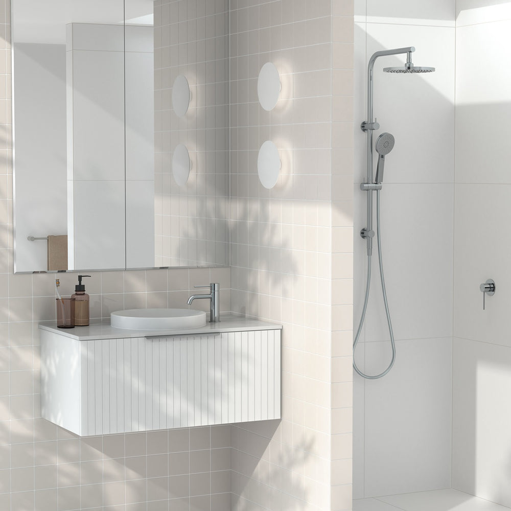 PHOENIX VIVID SLIMLINE LEAD FREE BASIN MIXER CURVED OUTLET 166MM CHROME