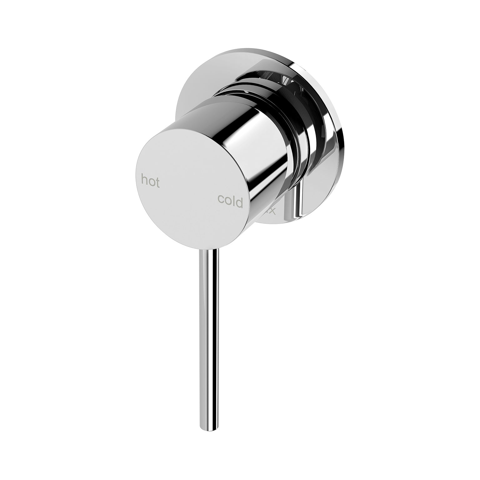 PHOENIX VIVID SLIMLINE SHOWER WALL MIXER 60MM BACKPLATE CHROME