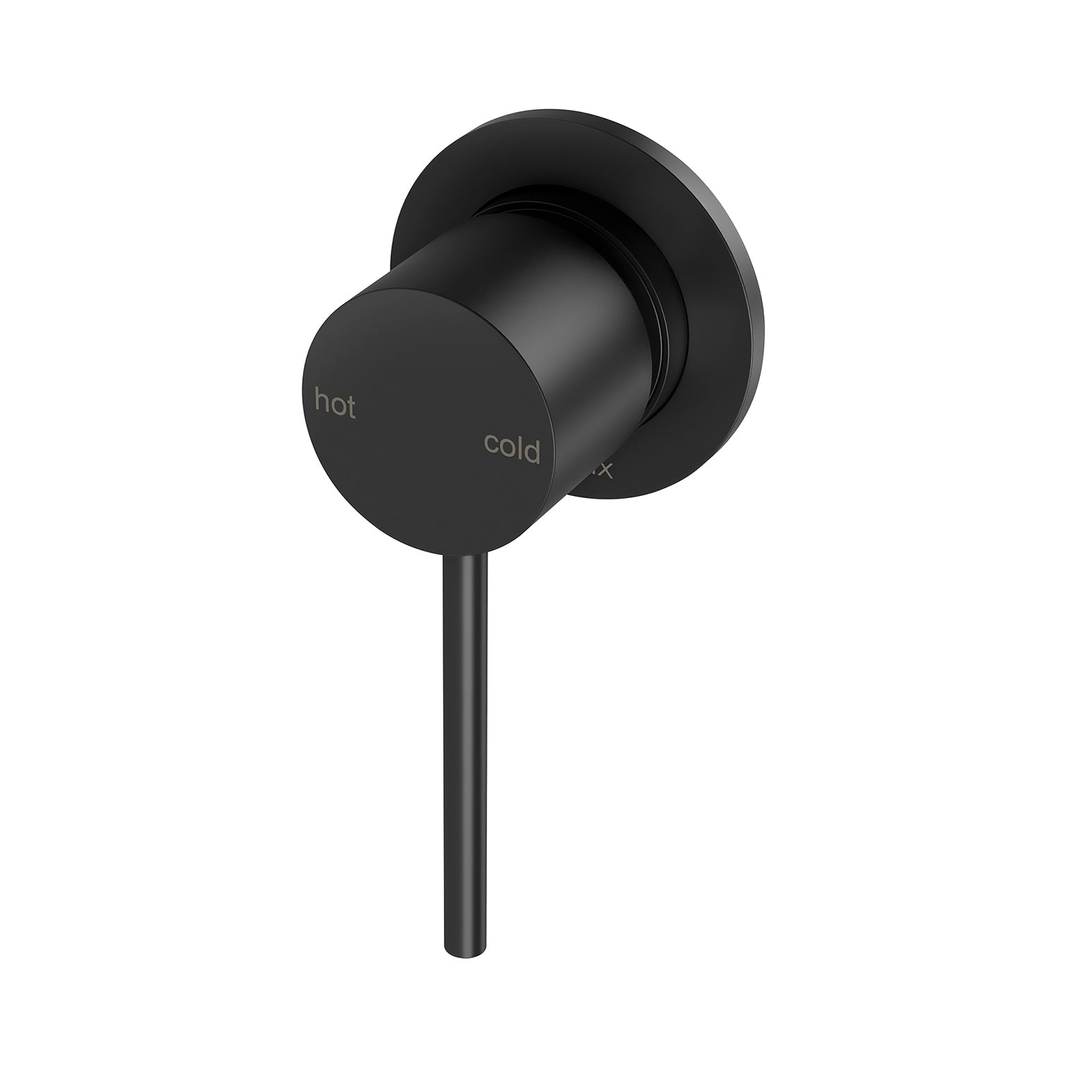 PHOENIX VIVID SLIMLINE SHOWER WALL MIXER BACKPLATE MATTE BLACK