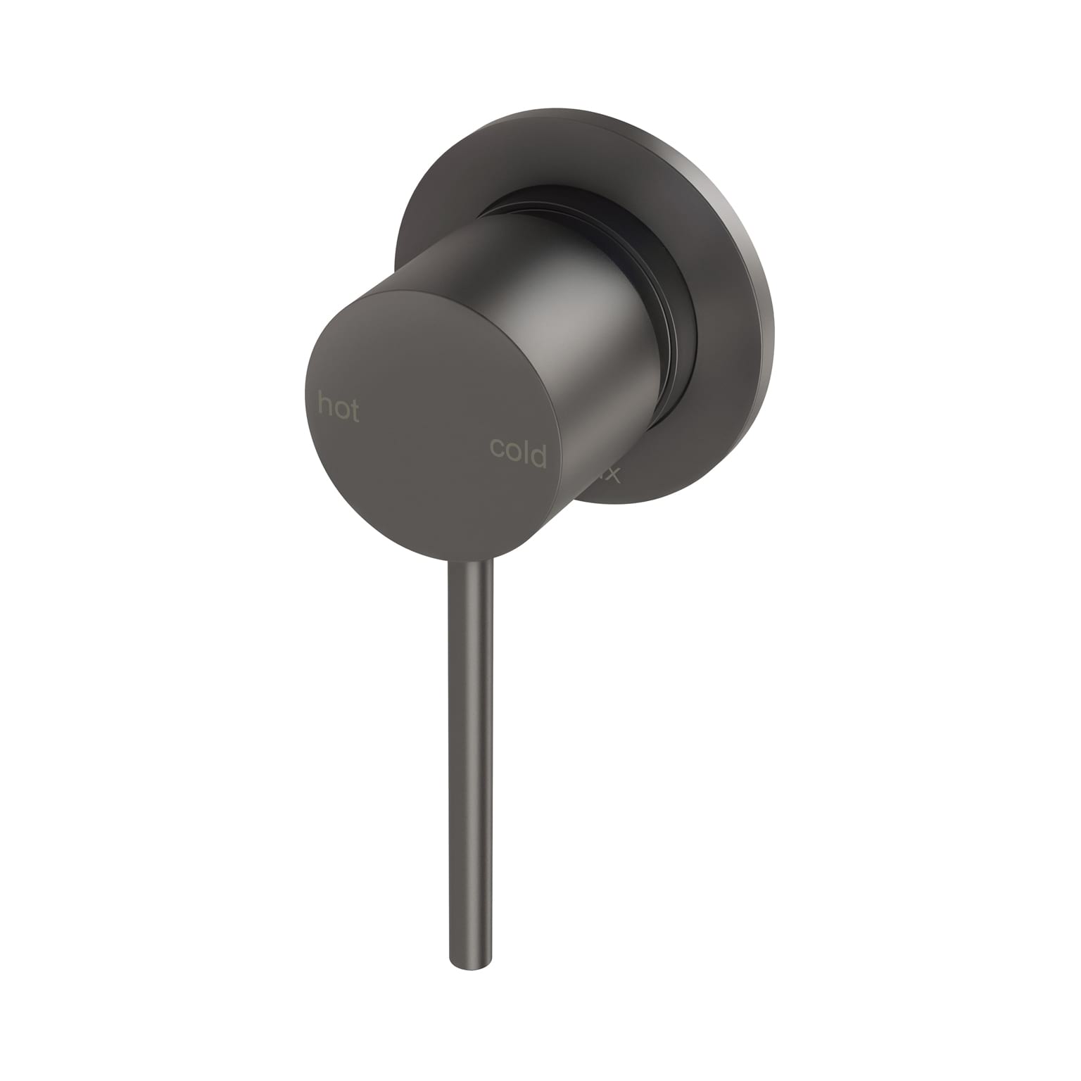 PHOENIX VIVID SLIMLINE SHOWER WALL MIXER BACKPLATE GUN METAL