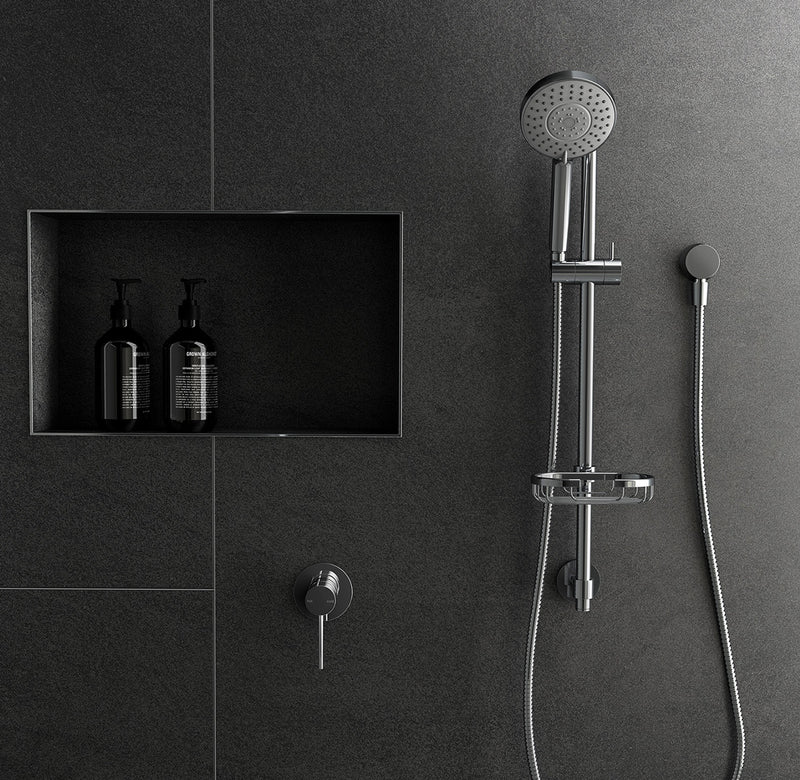 PHOENIX VIVID SLIMLINE SHOWER / WALL MIXER CHROME