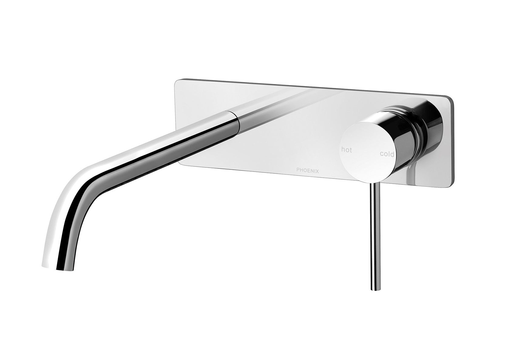 PHOENIX VIVID SLIMLINE WALL BATH MIXER SET 230MM CHROME
