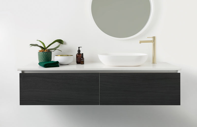 PHOENIX VIVID SLIMLINE VESSEL MIXER BRUSHED GOLD
