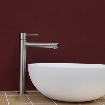 PHOENIX VIVID SLIMLINE LEAD FREE VESSEL MIXER 289MM BRUSHED NICKEL