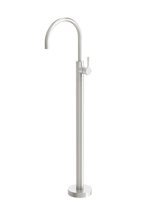 PHOENIX VIVID SLIMLINE OVAL FLOOR MOUNTED BATH MIXER BRUSHED NICKEL