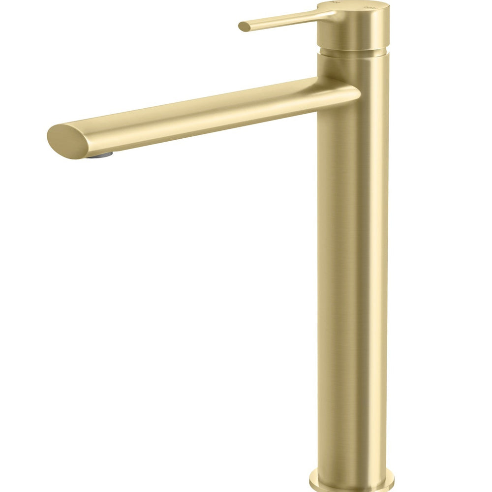 PHOENIX VIVID SLIMLINE OVAL VESSEL MIXER BRUSHED GOLD