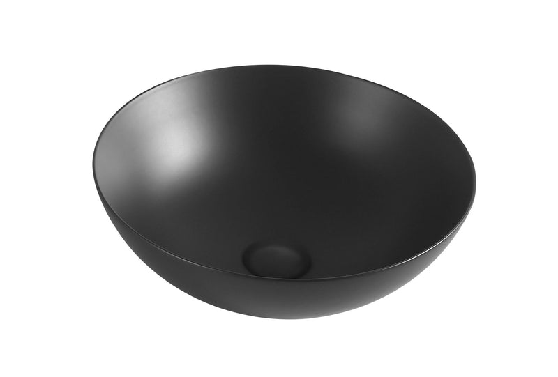 XENIA ARGYLE MATTE BLACK BASIN 405MM