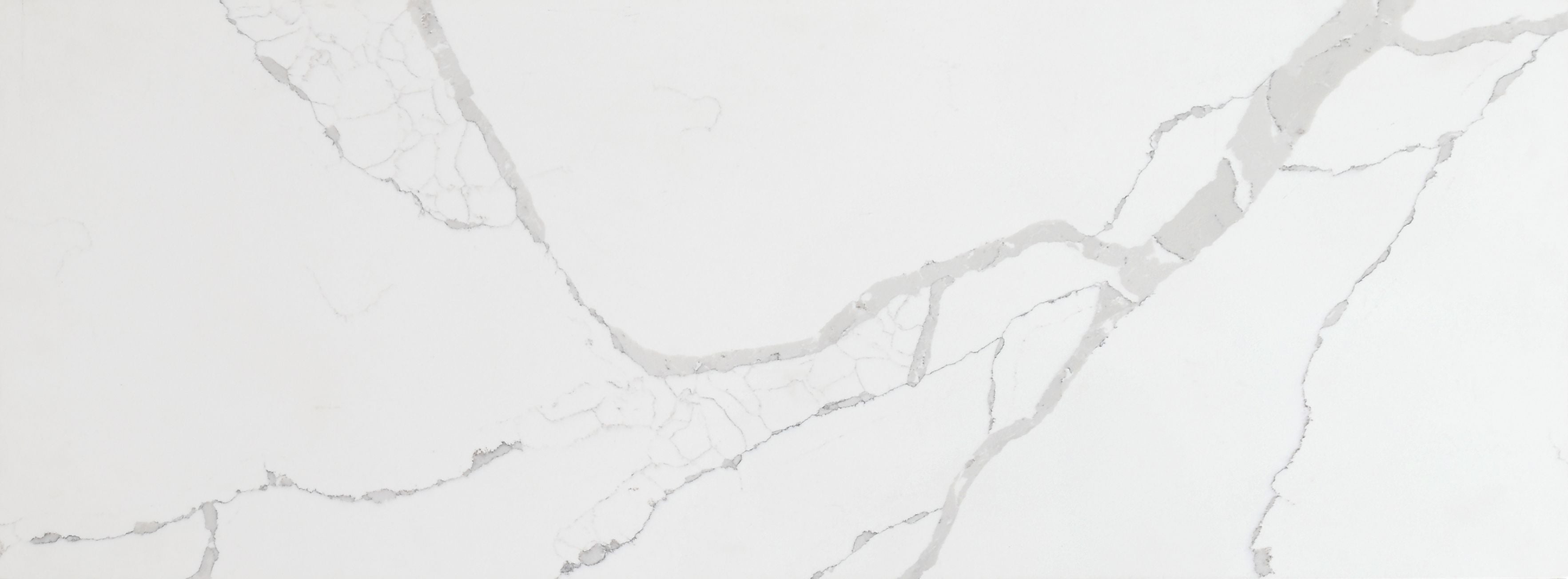 XENIA PALIS WHITE FLAT QUARTZ STONE TOP (AVAILABLE IN 600MM, 750MM, 900MM, 1200MM, 1500MM AND 1800MM)