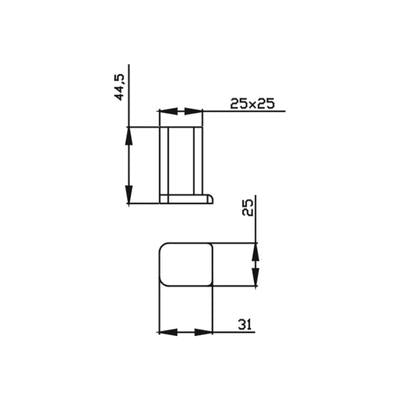 HELLYCAR ELEGANT ROBE HOOK BLACK