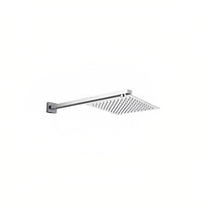 HELLYCAR ERIC WALL SHOWER ARM AND SHOWER HEAD 200MM CHROME