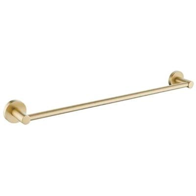 HELLYCAR IDEAL SINGLE NON-HEATED TOWEL RAIL BRUSHED GOLD (AVAILABLE IN 600MM, 750MM AND 900MM)