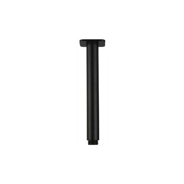 HELLYCAR LIMPID CEILING SHOWER ARM BLACK 100MM, 200MM, 300MM AND 400MM