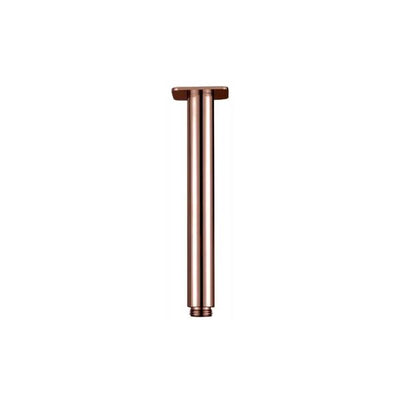 HELLYCAR LIMPID CEILING SHOWER ARM ROSE GOLD 100MM, 200MM, 300MM AND 400MM