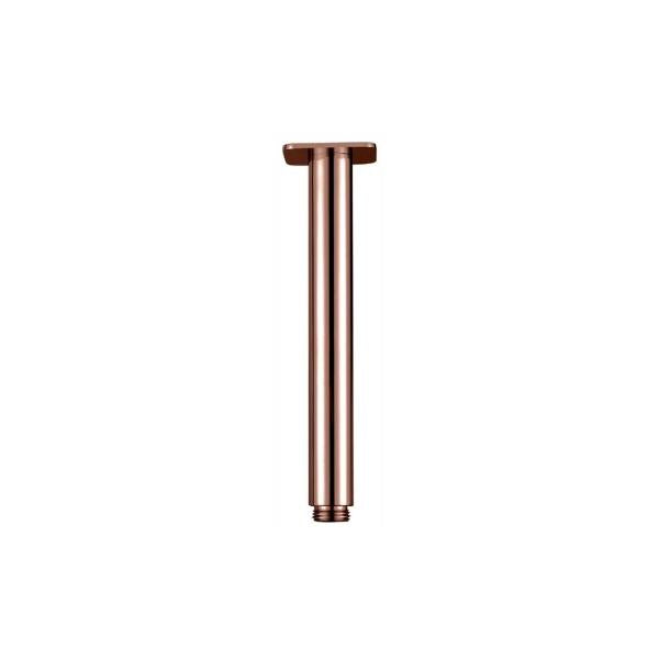 HELLYCAR LIMPID CEILING SHOWER ARM ROSE GOLD 100MM, 200MM, 300MM AND 400MM