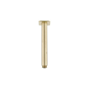 HELLYCAR LIMPID CEILING SHOWER ARM BRUSHED GOLD 100MM, 200MM, 300MM AND 400MM