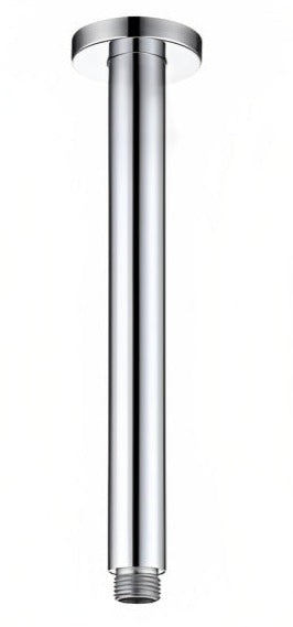 INSPIRE CEILING SHOWER ARM ROUND 200MM CHROME