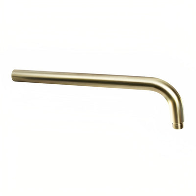 INSPIRE PAVIA WALL SHOWER ARM 400MM BRUSHED GOLD