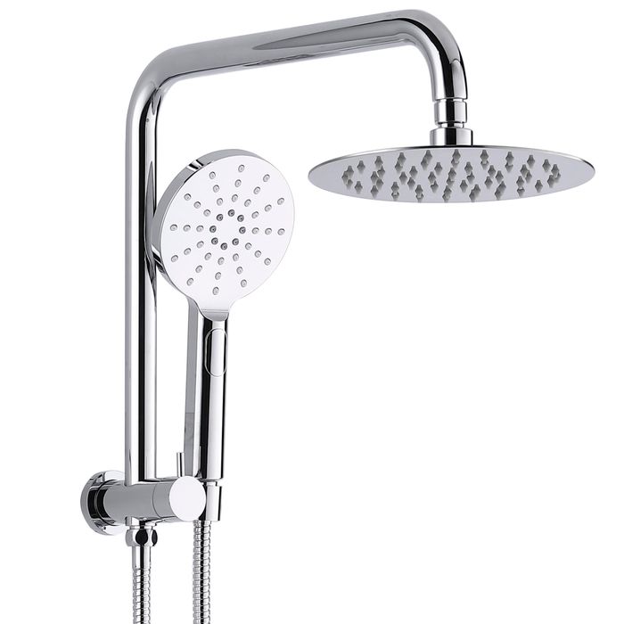INSPIRE PAVIA HALF RAIL SET WITH ROUND HEAD CHROME