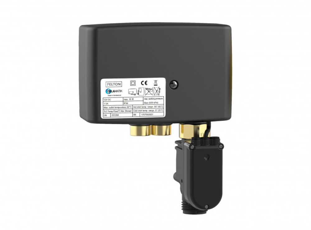 FELTON TATE SMARTFLOW DIGITAL SHOWER MIXER MATTE BLACK