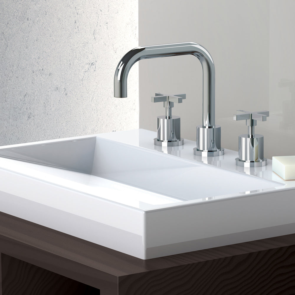 PHOENIX RADII BASIN SET SQUARELINE 160MM CHROME