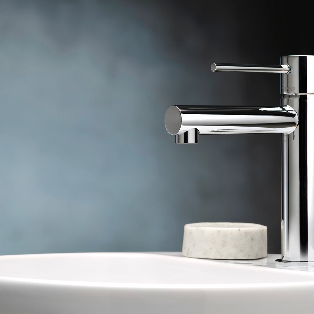 PHOENIX VIVID SLIMLINE LEAD FREE BASIN MIXER 166MM CHROME