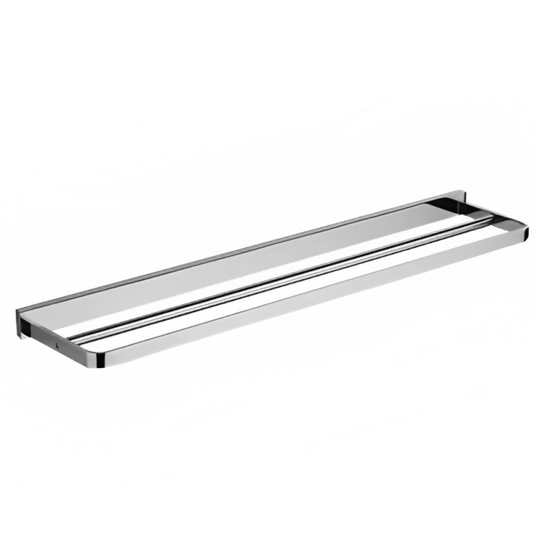 INSPIRE RECXIS DOUBLE NON-HEATED TOWEL RAIL CHROME 600MM AND 750MM