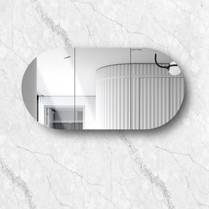 OTTI BONDI MATTE WHITE SHAVING CABINET 1800X900MM