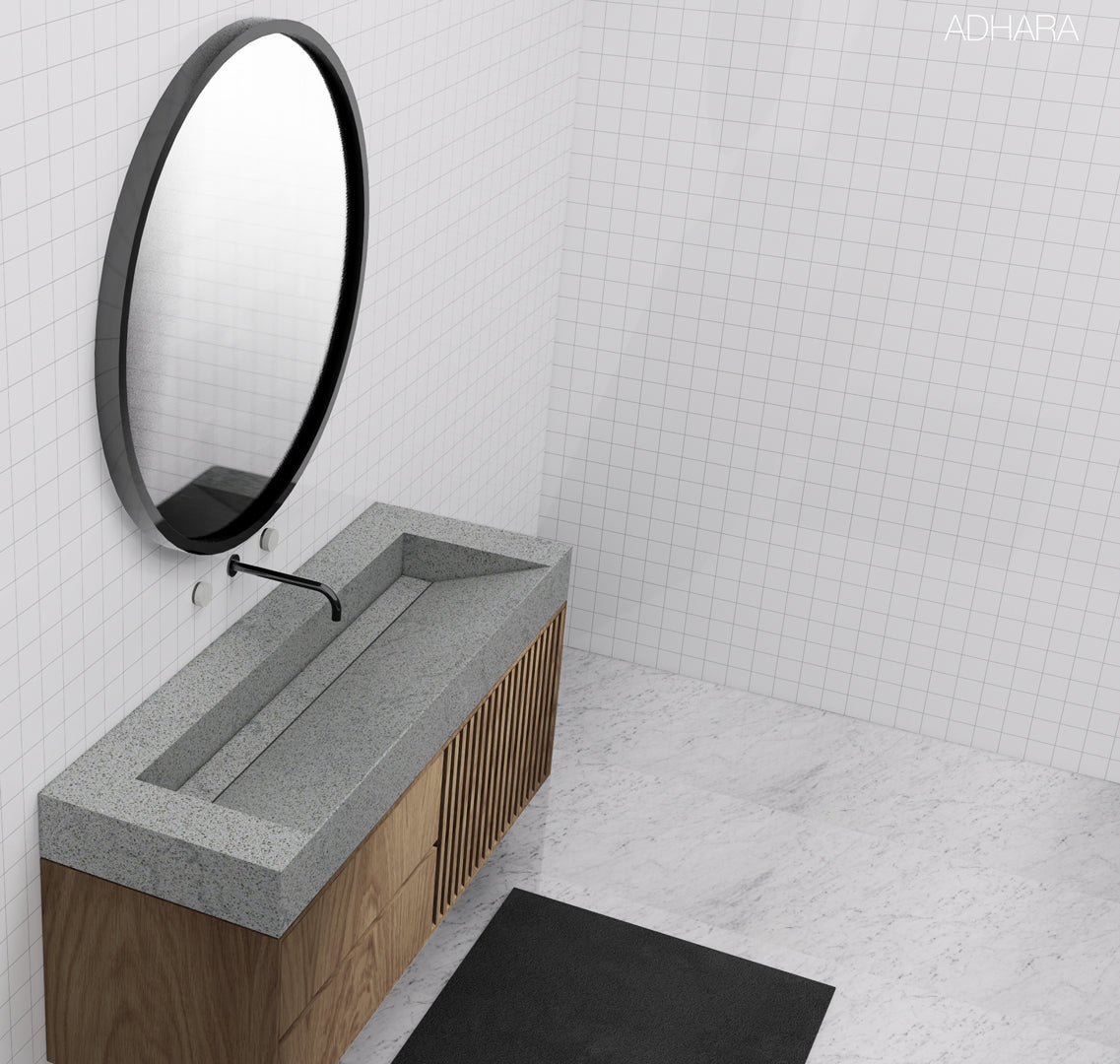 GALLARIA ELAN RECTANGULAR DELUXE WASHPLANE 1200MM ADHARA