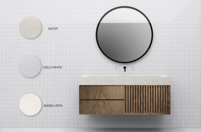 GALLARIA ELAN MARBLE WASHPLANE BASIN 1600MM