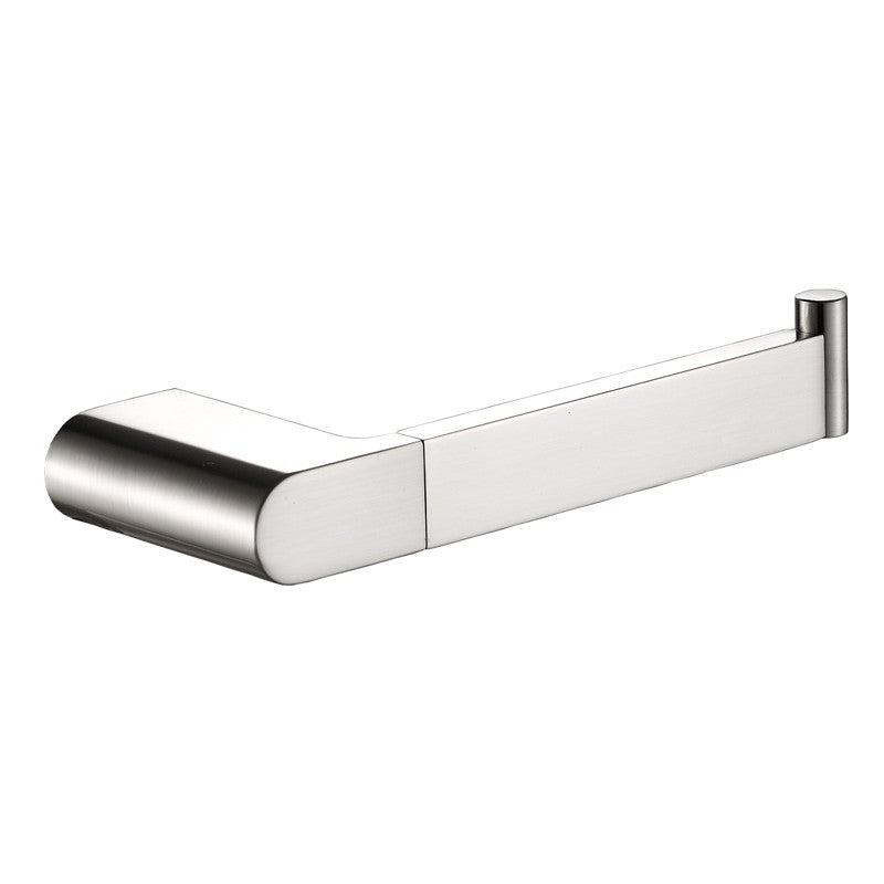 IKON FLORES TOILET ROLL HOLDER BRUSHED NICKEL 180MM