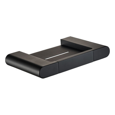 IKON FLORES SOAP HOLDER GUN METAL 188MM