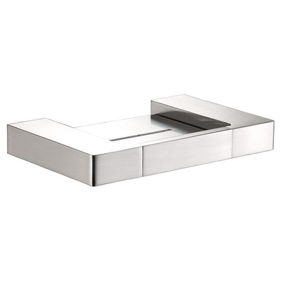 IKON CERAM SOAP HOLDER BRUSHED NICKEL 188MM