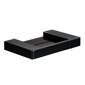 IKON CERAM SOAP HOLDER MATTE BLACK 188MM