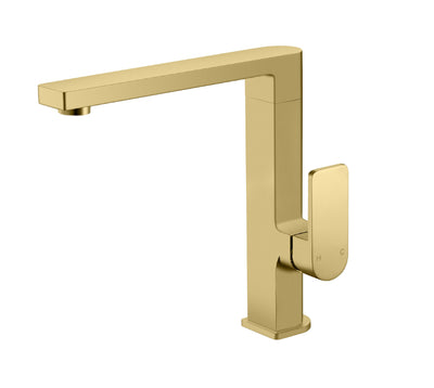 IKON FLORES KITCHEN MIXER 250MM BRUSHED GOLD