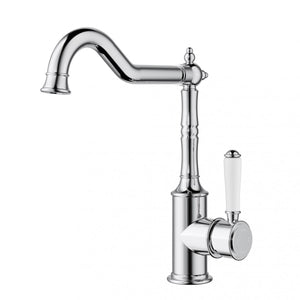 IKON CLASICO LEAD FREE SINK MIXER 283MM CHROME (CERAMIC HANDLE)