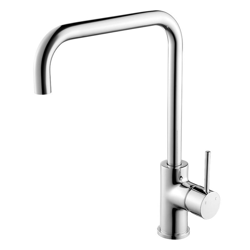 IKON HALI SQUARE NECK SINK MIXER 330MM CHROME