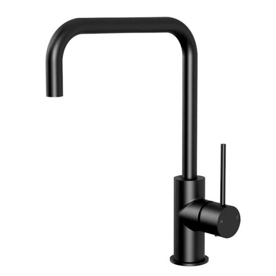 IKON HALI SQUARE NECK LEAD FREE SINK MIXER 330MM MATTE BLACK